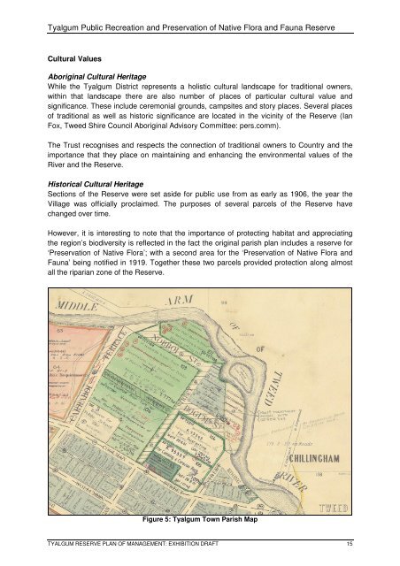 Draft Plan of Management for Tyalgum Public Recreation and ... - Land