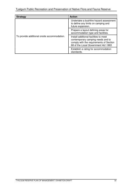 Draft Plan of Management for Tyalgum Public Recreation and ... - Land