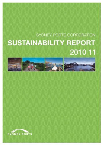 Sustainability Report 2010/2011 - Sydney Ports