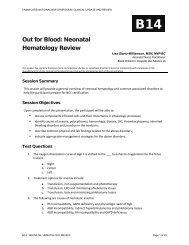 Out for Blood: Neonatal Hematology Review - FANNP