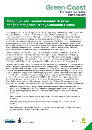 Profil Sylvofishery.pdf - Wetlands International Indonesia Programme