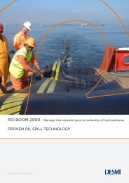 PROVEN OIL SPILL TECHNOLOGY - Desmi