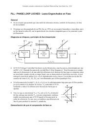 PLL - PHASE LOOP LOCKED - Lazos Enganchados en Fase