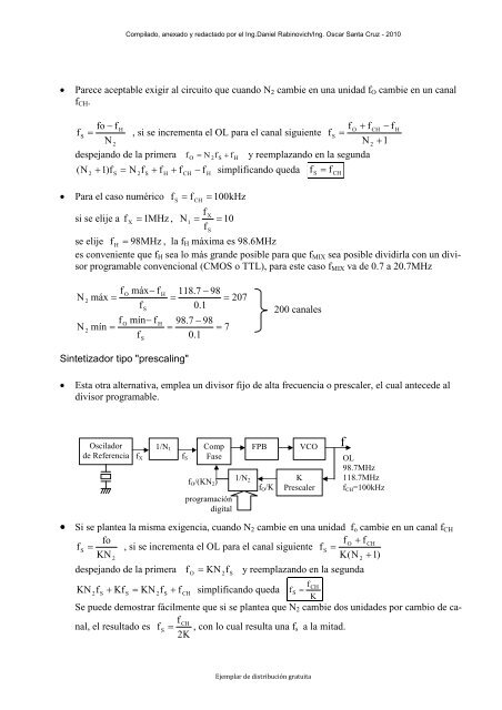 PLL - PHASE LOOP LOCKED - Lazos Enganchados en Fase