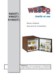 Manual / Handbuch Spare parts list / Ersatzteilliste - WESCO-Navy