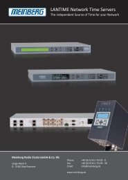 LANTIME Network Time Servers - Meinberg USA