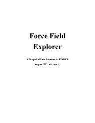 Force Field Explorer