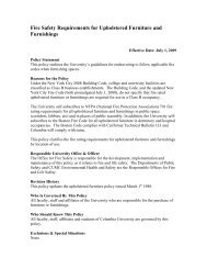 Furniture Fire Safety Requirements DRAFT - Environmental Health ...