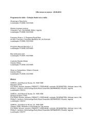 CDs novos no acervo - 25.08.2010 Programas de rÃ¡dio ... - ECA