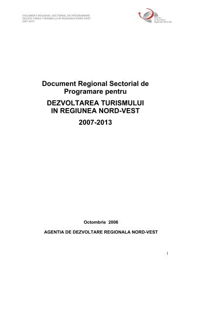 Document Regional Sectorial de Programare ... - ADR Nord-Vest