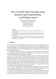 How to model legal reasoning using dynamic logic programming: a ...