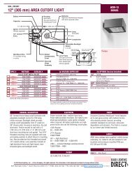 Spec Sheet - Ruud Lighting Direct