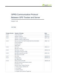 GPRS Communication Protocol Between GPS and