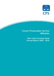 Crown Prosecution Service Wiltshire