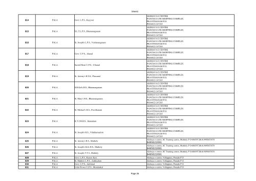 DETAILS OF UID ENROLMENT