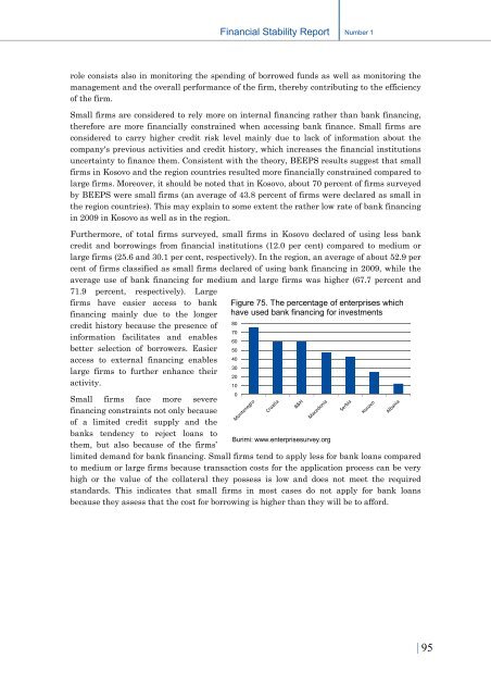 Financial Stability Report No1 20 December 2010 - Banka Qendrore ...