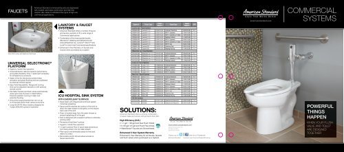 2012 Commercial System Brochure - American Standard