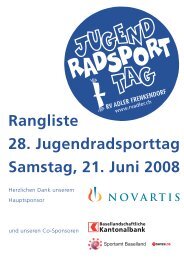 JRST 2007, Ranglisten Deckblatt Kopie - RV Adler Frenkendorf