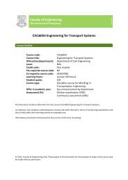 Syllubus template - Department of Civil Engineering - The University ...