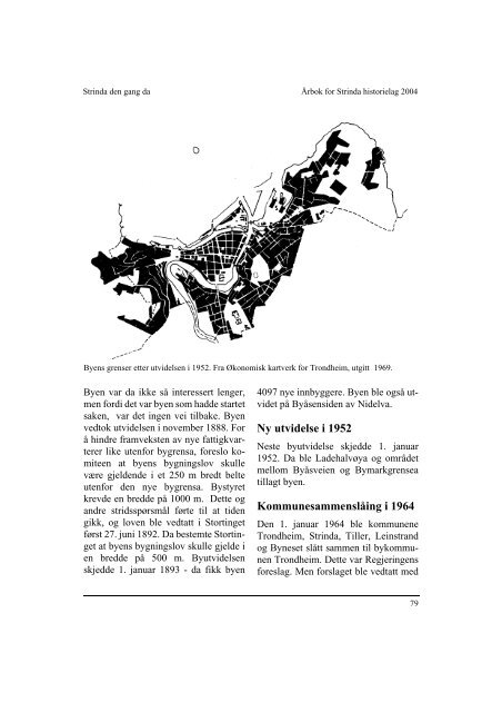 Byutvidelse i 1864 og senere..... side 73 - Strinda historielag