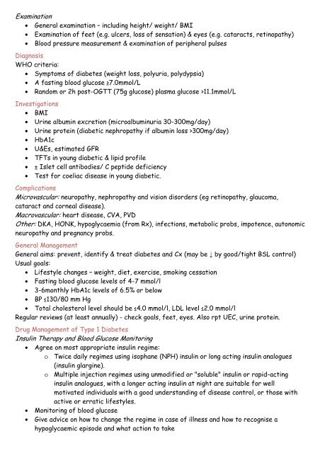 Diabetes Mellitus