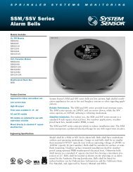 SSM/SSV Series Alarm Bells