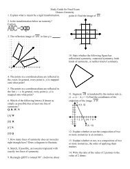 34 Geometry Final Exam Review Worksheet Answers - Free ...
