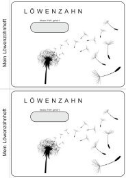 Löwenzahnmini - Zaubereinmaleins