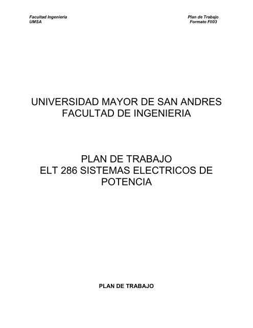 CONVOCATORIA PÃšBLICA - Ingenieria ElÃ©ctrica