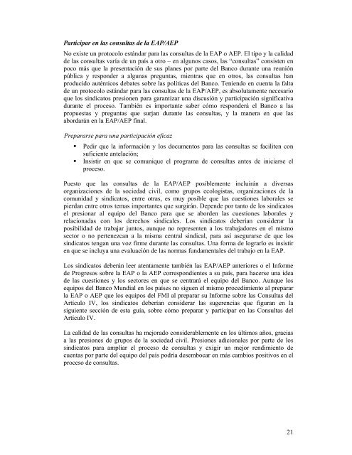 Hacer frente a las IFI: Información práctica y estrategias ... - CCOO