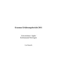 Erfahrungsbericht WS 11 / 12 - Erasmus