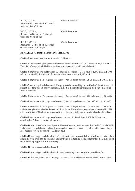 COMPOSITIONAL DATA : GAS : GAS PROPERTIES Puffin Fm RFT ...