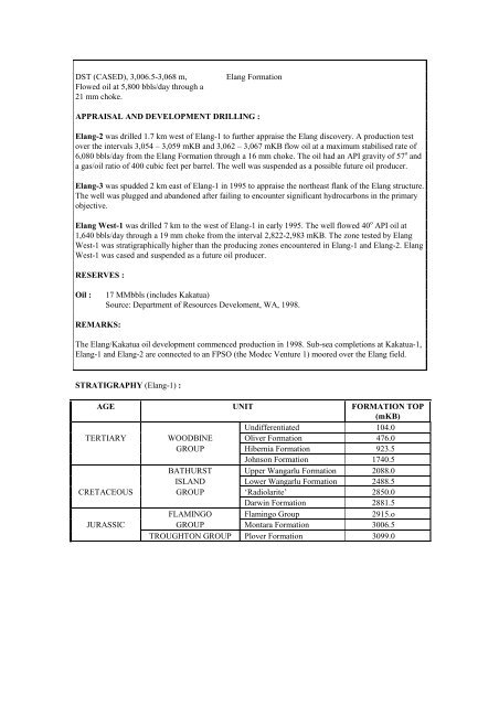 COMPOSITIONAL DATA : GAS : GAS PROPERTIES Puffin Fm RFT ...