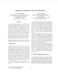 Dynamic QOS Control Based on the QOS-Ticket Model - IEEE Xplore