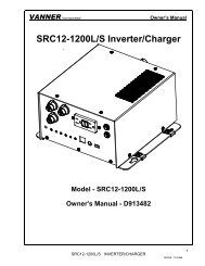 model src12-1200 - Vanner