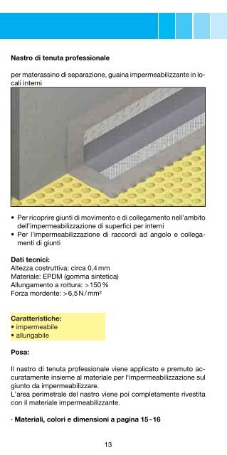 99955 019 Materassini di separazione e teli drenanti