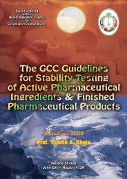 The GCC Guidelines for Stability Testing of Active Pharmaceutical ...