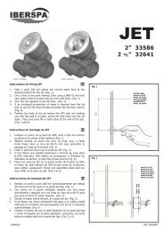 Instrucciones de montaje del JET - AstralPool