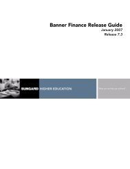 Banner Finance / Release Guide / 7.3