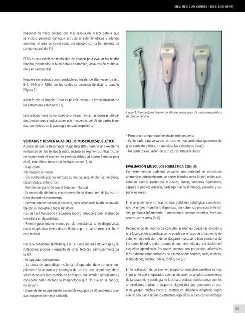 ClÃ­nica Las Condes / vol. 24 n0 1 / enero 2013