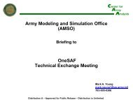 AMSO - OneSAF Public Site