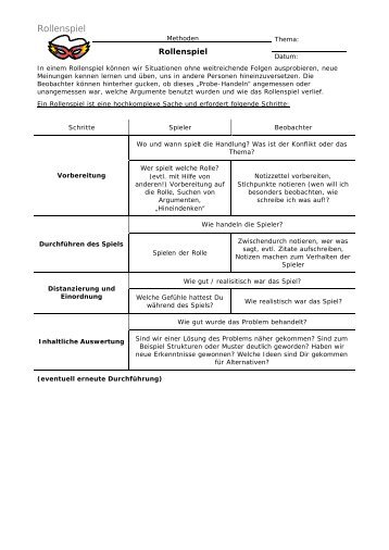 Rollenspiel - goodschool.de