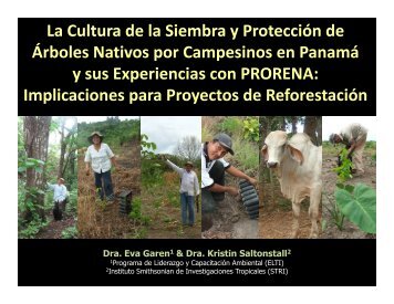 La Cultura de la Siembra y Protección de Árboles Nativos por ...