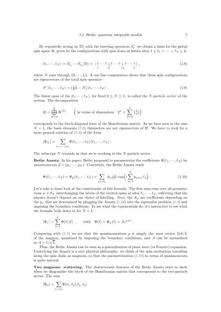 The Bethe/Gauge Correspondence