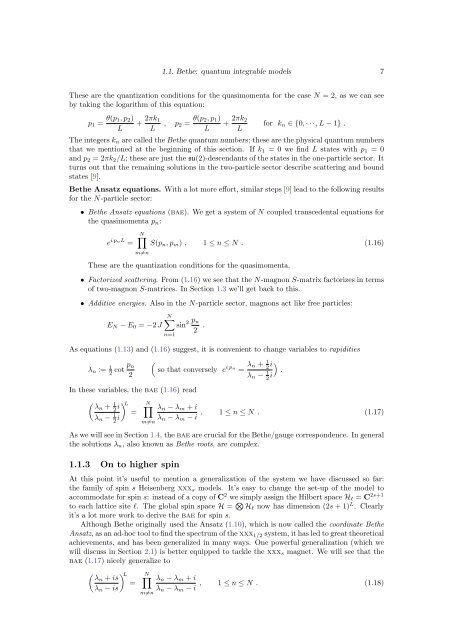 The Bethe/Gauge Correspondence