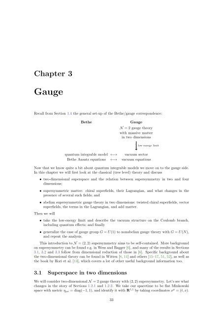 The Bethe/Gauge Correspondence