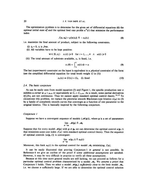 Optimal control of the penicillin G fed-batch fermentation: An ...