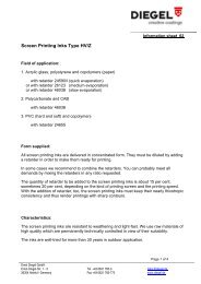 Screen Printing Inks Type HV/Z - Ernst Diegel GmbH