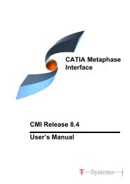 User's Manual CATIA Metaphase Interface CMI Release 8.4