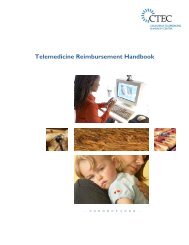 Telemedicine Reimbursement Handbook - The Northwest Regional ...